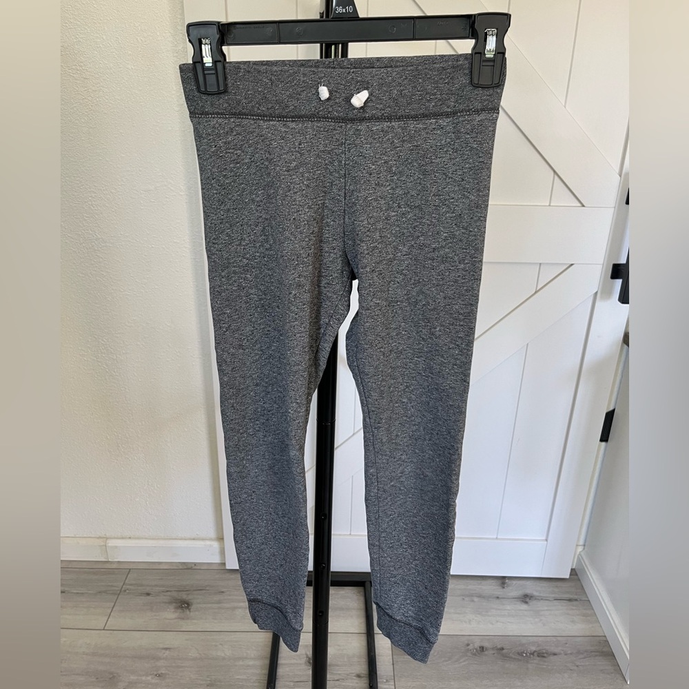 abercrombie kids Gray Heather Jogger Sweatpants